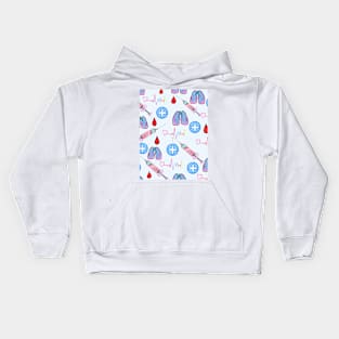 Kawaii Medical- White Kids Hoodie